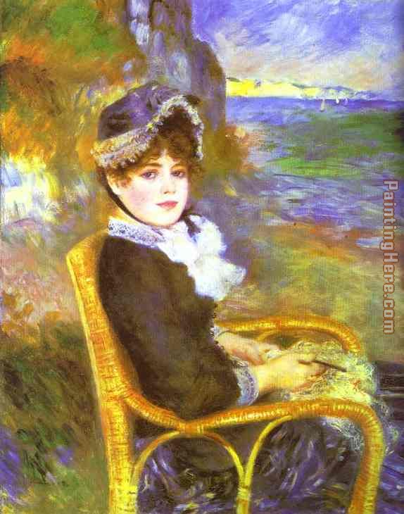 By the Seashore painting - Pierre Auguste Renoir By the Seashore art painting